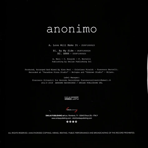 Anonimo - #1