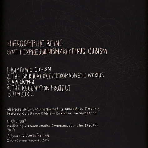 Hieroglyphic Being - Synth Expression / Rhythmic Cubism