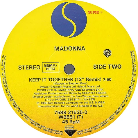 Madonna - Vogue (12" Version)