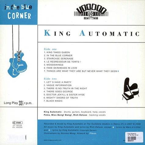 King Automatic - In The Blue Corner
