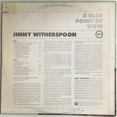 Jimmy Witherspoon - A Blue Point Of View