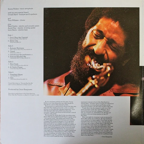 Sonny Rollins - Don't Stop The Carnival