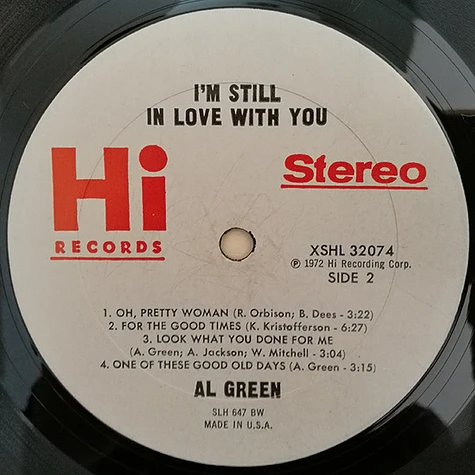 Al Green - I'm Still In Love With You