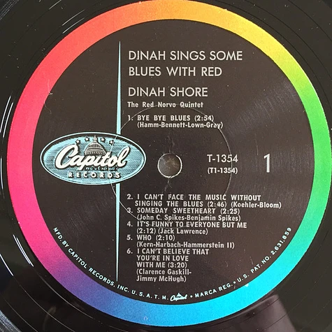 Dinah Shore - Dinah Sings Some Blues With Red