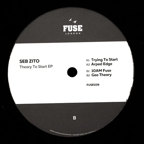 Seb Zito - Theory To Start EP