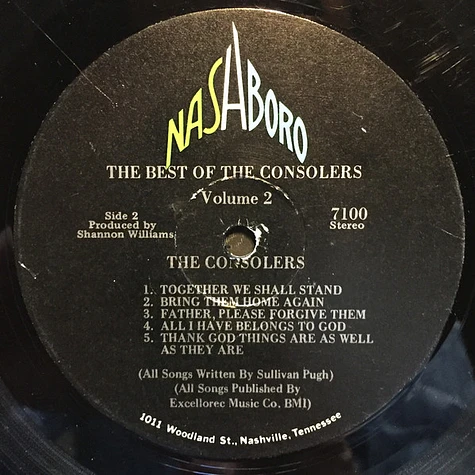 The Consolers - The Best Of The Consolers Volume 2