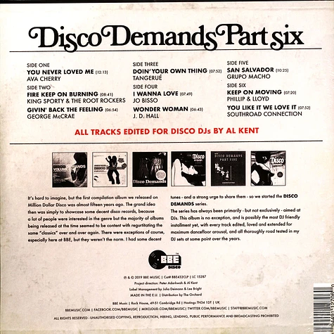 Al Kent - Disco Demands Part 6