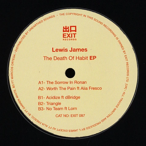Lewis James - The Death Of Habit EP