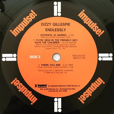 Dizzy Gillespie - Endlessly