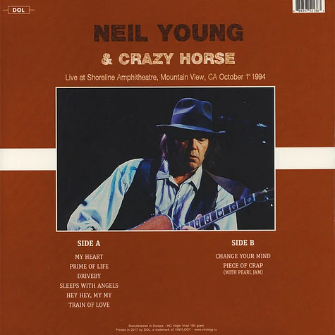 Neil Young & Crazy Horse - Live At Shoreline Amphitheatre, Mountain View, CA October 1st 1994