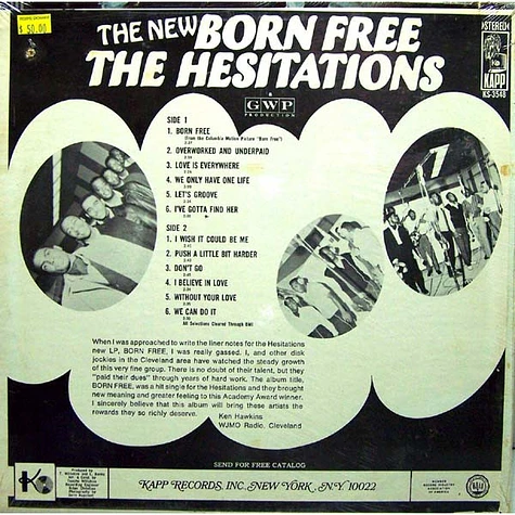 The Hesitations - The New Born Free