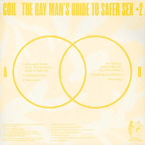 Coil - Theme From The Gay Man's Guide To Safer Sex Green Yellow Edition