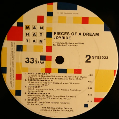 Pieces Of A Dream - Joyride