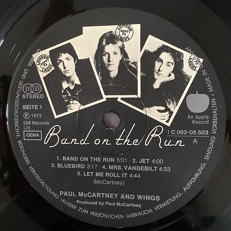 Wings - Band On The Run