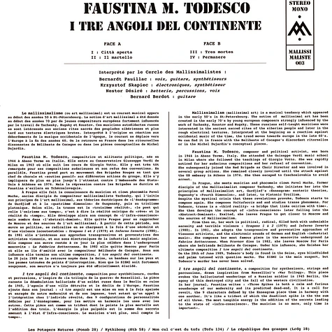 Le Cercle Des Mallissimalistes - Faustina M. Tedesco