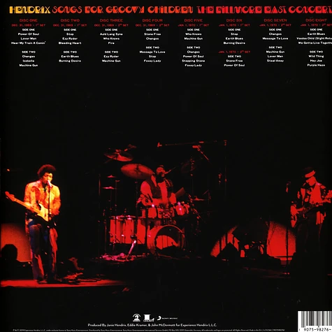 Jimi Hendrix - Songs For Groovy Children: The Fillmore East Concerts