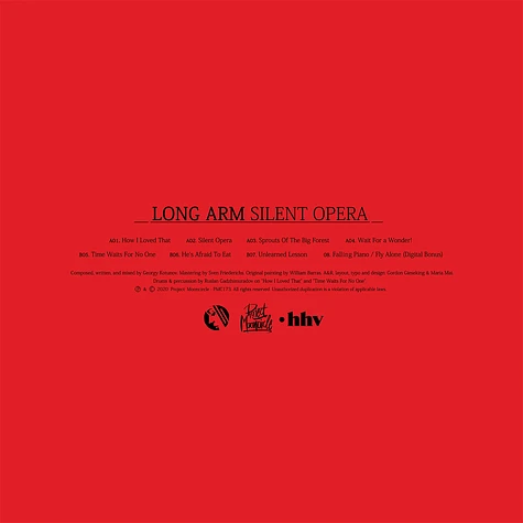 Long Arm - Silent Opera Red Vinyl Version