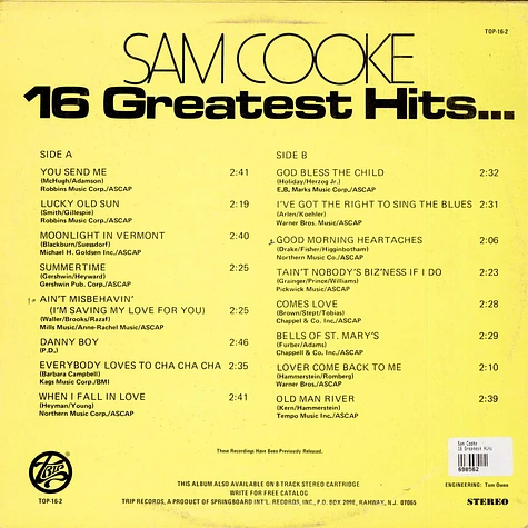 Sam Cooke - 16 Greatest Hits