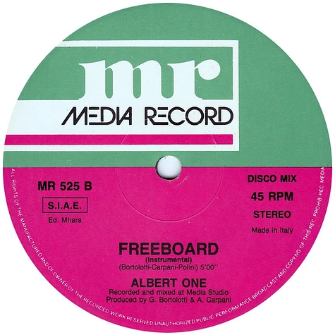 Albert One - Freeboard