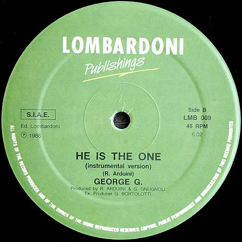 George G - He Is The One