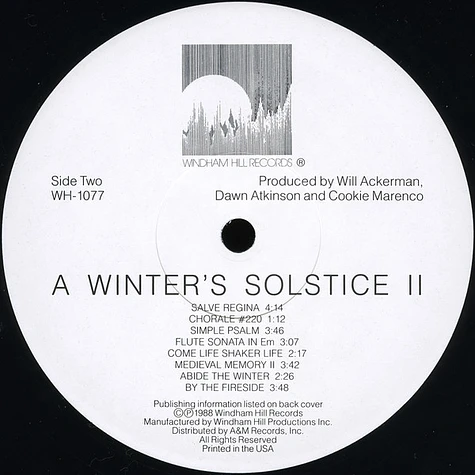 Windham Hill Artists - A Winter's Solstice II