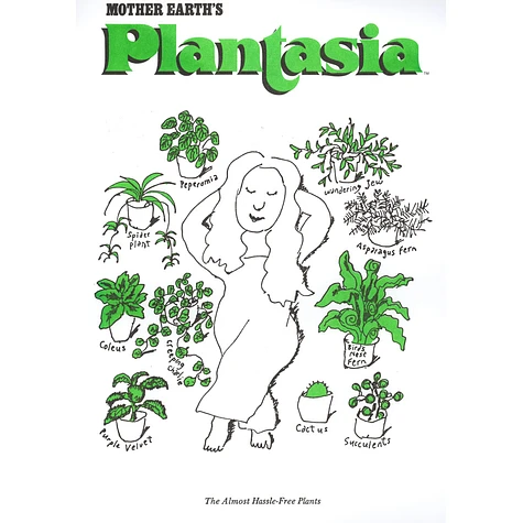 Mort Garson - Plantasia "Woman With Her Plants" Poster