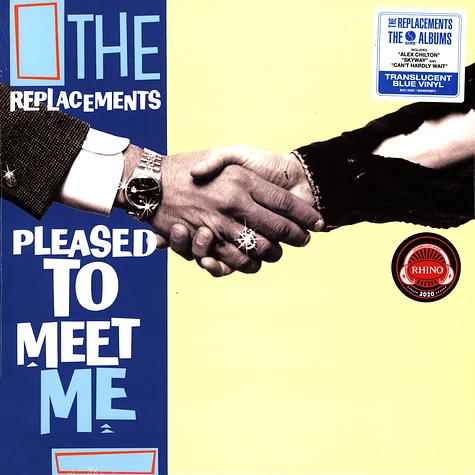 The Replacements - Pleased To Meet Me Blue Vinyl Edition