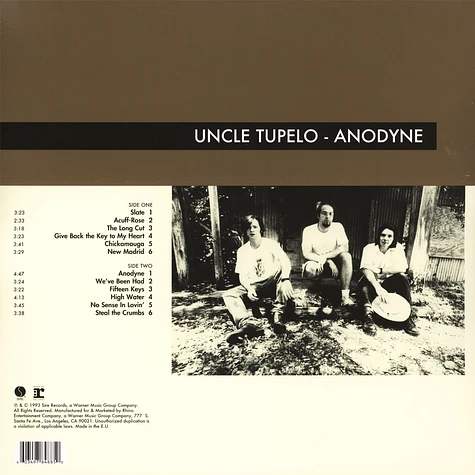 Uncle Tupelo - Anodyne Clear Vinyl Edition