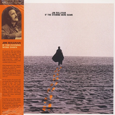 Jim Sullivan - If The Evening Were Drawn Orange Vinyl Edition
