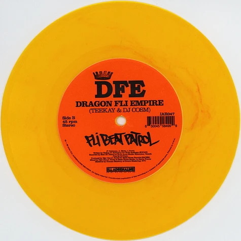 Dragon Fli Empire - Record Store / Fli Beat Patrol Yellow Vinyl Edition