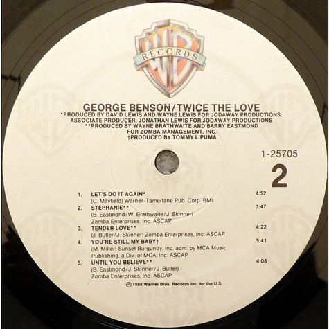 George Benson - Twice The Love