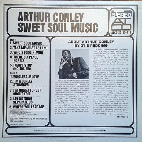 Arthur Conley - Sweet Soul Music