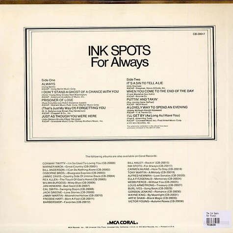 The Ink Spots - For Always