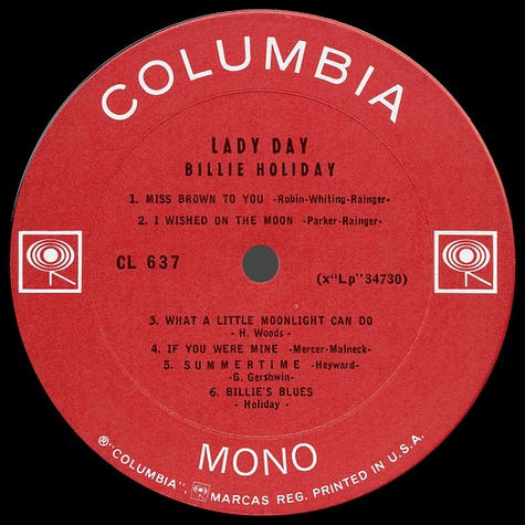 Billie Holiday - Lady Day