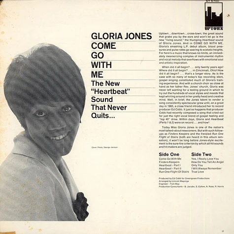 Gloria Jones - Come Go With Me