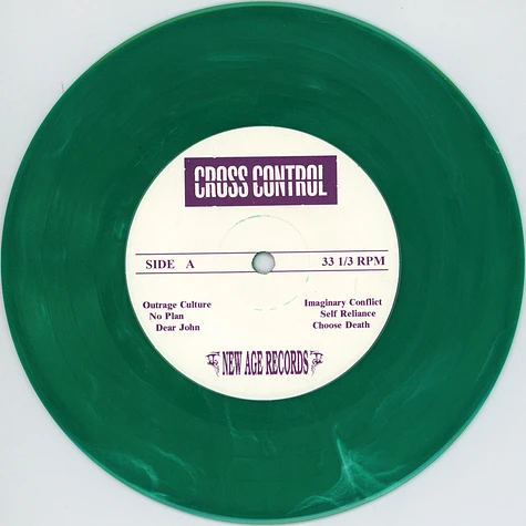 Cross Control - Outrage Culture Green Vinyl Edition