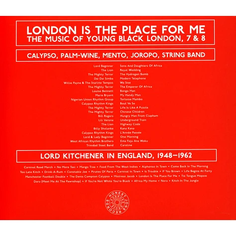 V.A. - London Is The Place For Me 7 & 8: Calypso, Palm-Wine, Mento, Joropo, String Band; Kitch In England