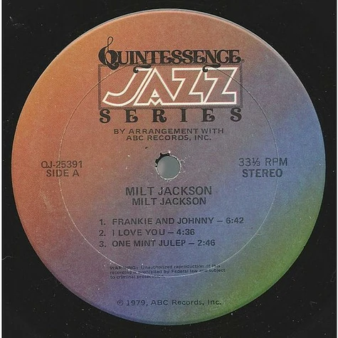 Milt Jackson - Milt Jackson