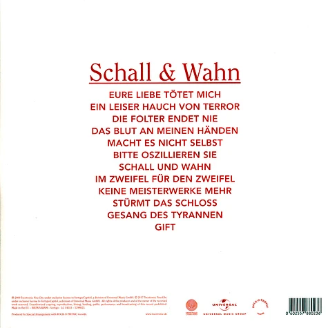 Tocotronic - Schall & Wahn Neon Yellow & Pink Vinyl Edition