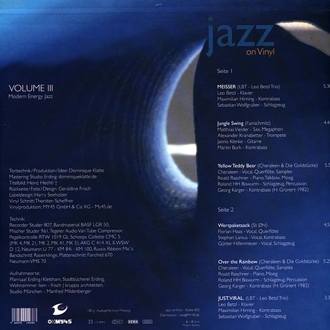 V.A. - Jazz On Vinyl Volume III - Modern Energy Jazz