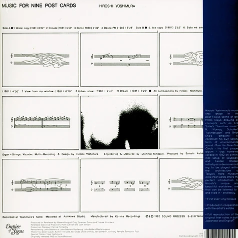 Hiroshi Yoshimura - Music For Nine Postcards Clear Vinyl Edition