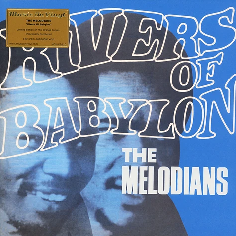 The Melodians - Rivers Of Babylon Limited Numbered Orange Vinyl Edition