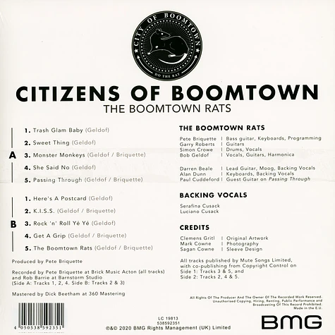 The Boomtown Rats - Citizens Of Boomtown