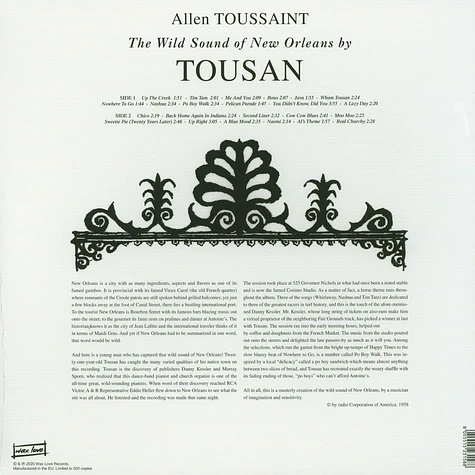 Allen Toussaint - Wild Sound Of New Orleans