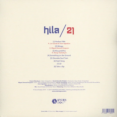 Hila (Artyom Manukian & Dawatile) - 21 Clear Vinyl Edition