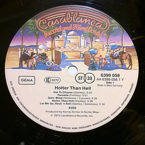 Kiss - Hotter Than Hell