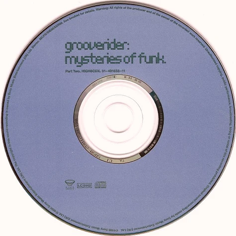 Grooverider - Mysteries Of Funk