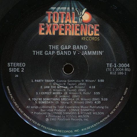 The Gap Band - Gap Band V - Jammin'