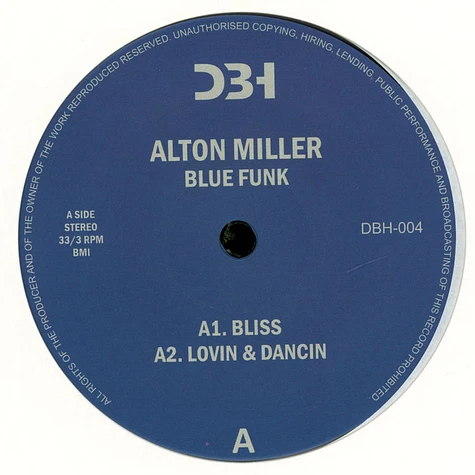 Alton Miller - Blu Funk