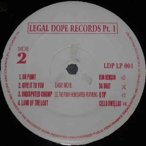 V.A. - Legal Dope Records Pt. 1